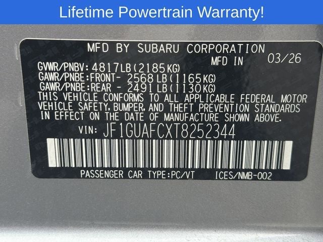 2026 Subaru IMPREZA Sport