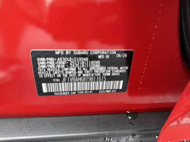 2026 Subaru WRX Base