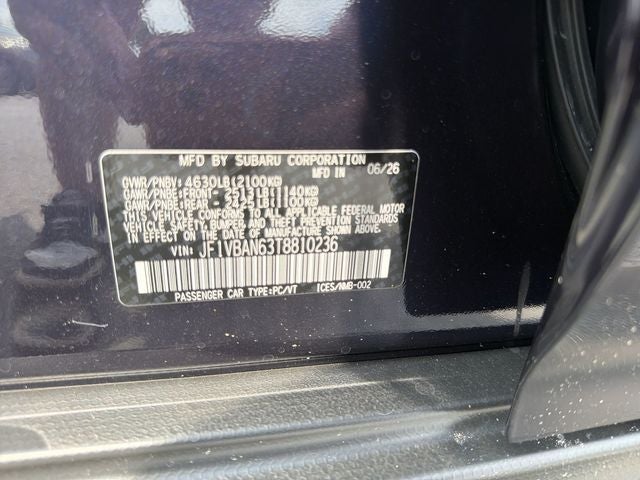 2026 Subaru WRX Limited