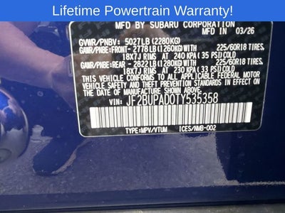 2026 Subaru OUTBACK Premium
