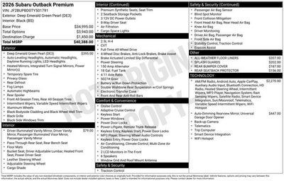 2026 Subaru OUTBACK Premium