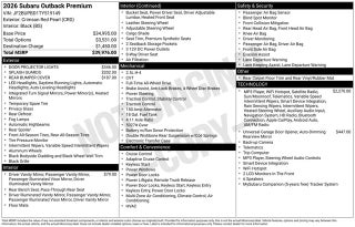 2026 Subaru OUTBACK Premium