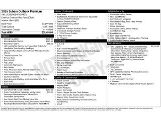 2026 Subaru OUTBACK Premium
