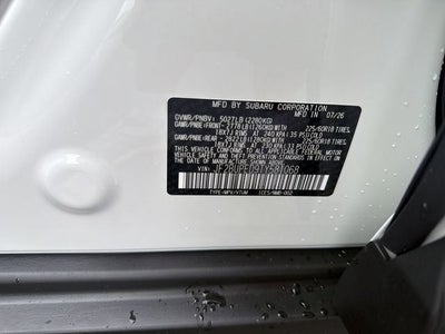 2026 Subaru OUTBACK Touring
