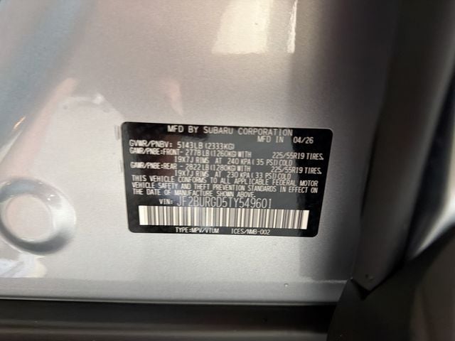2026 Subaru OUTBACK Limited XT