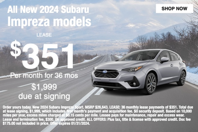 All New 2024 Subaru Impreza models