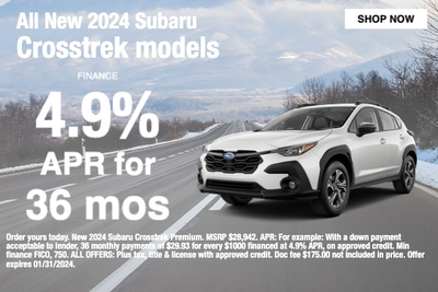 All New 2024 Subaru Crosstrek models