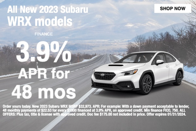 All New 2023 Subaru WRX models